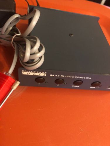 Broadcast Tool SS 2.1 Audio Switcher Router