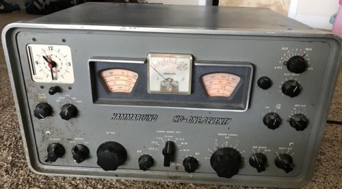 Vintage Hammarlund HQ-170 (HQ-170C) Ham Radio Receiver w/ Clock