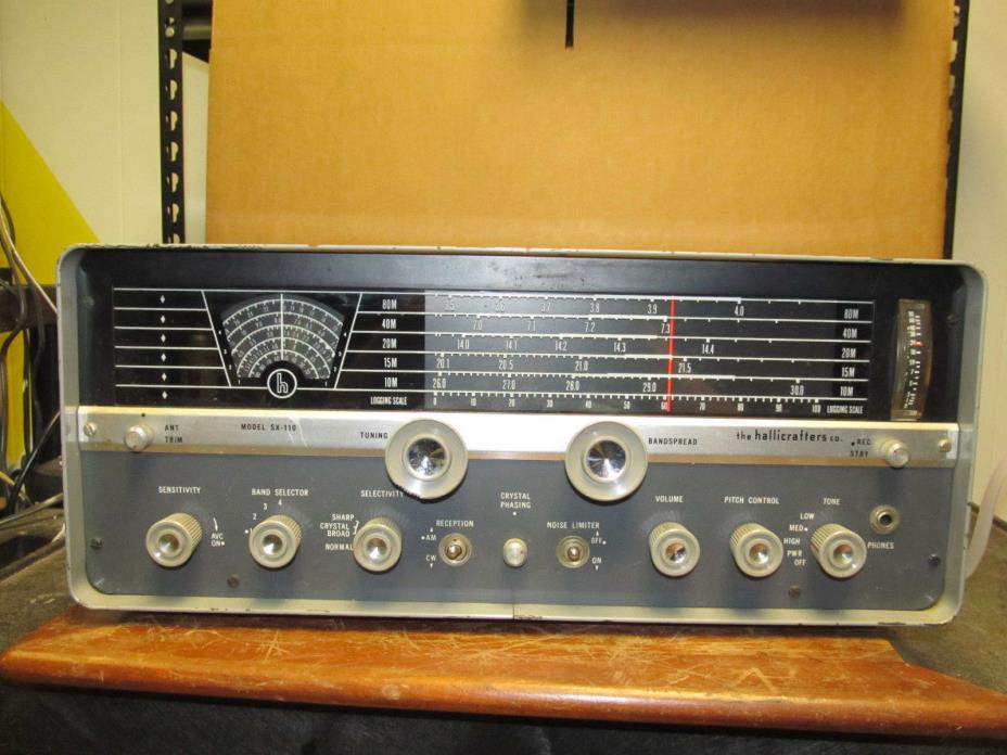 Vintage Hallicrafters SX-110 Ham Radio Receiver