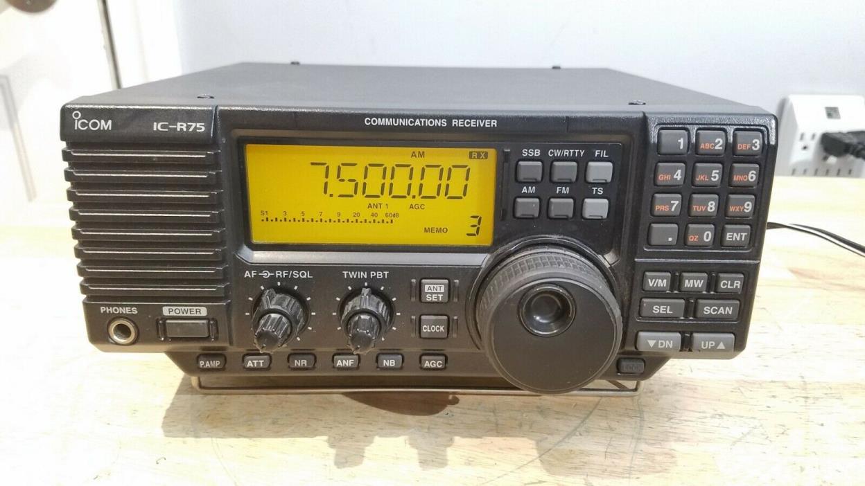 Icom IC-R75 Shortwave Communications Receiver C MY OTHER HAM RADIO GEAR R75 EBAY