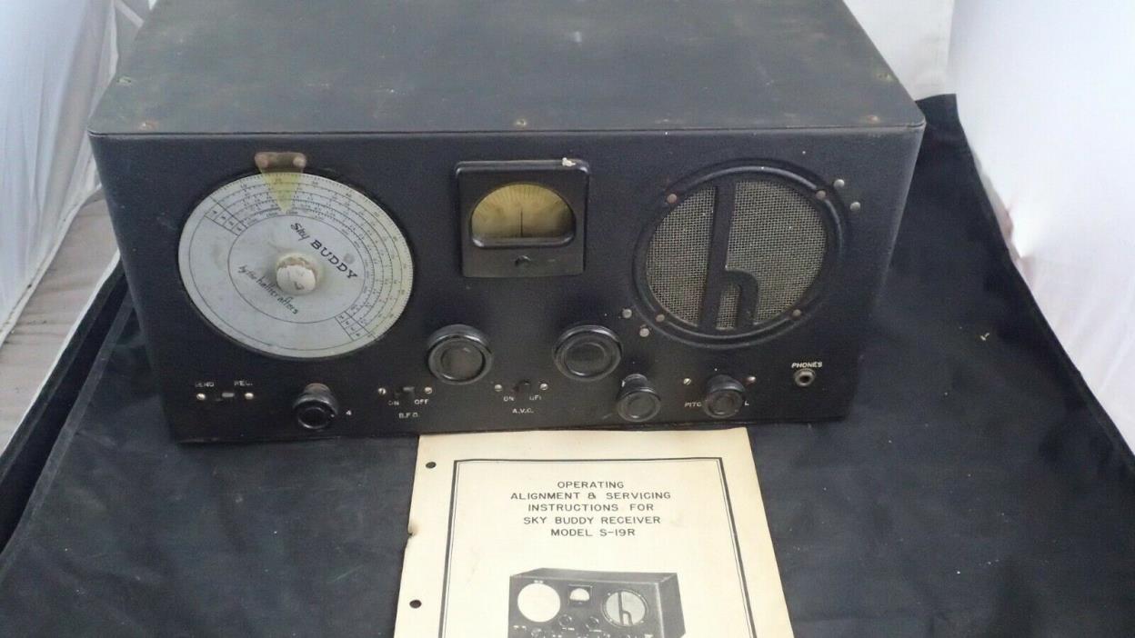 Vintage Hallicrafters S-19R Sky Buddy 4-Band Receiver