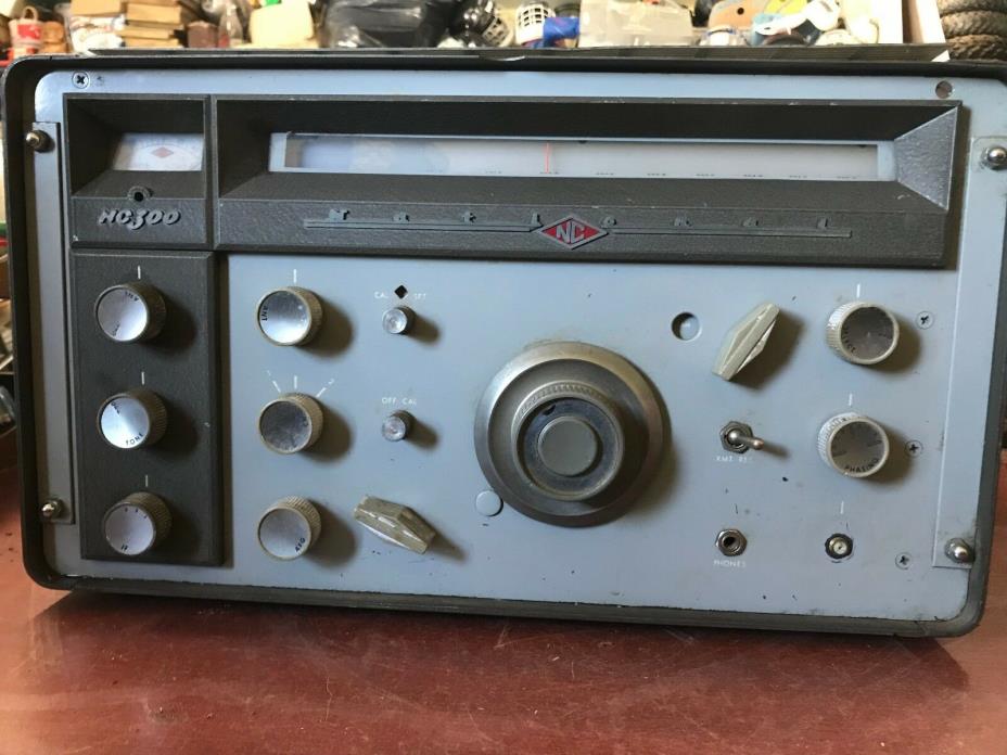 !!! National Model NC-300 Vintage HF Ham Radio Tube Receiver !!!