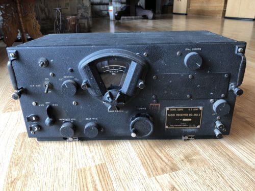 Singal Corps BC-348-0 U.S Army Radio Receiver