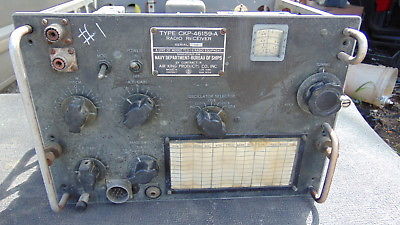 Military Radio TCS Navy WWII Receiver #1