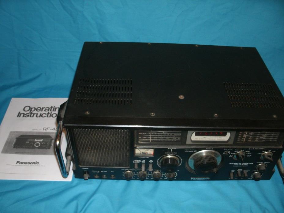 Rare Panasonic RF-4800 10-Band Communications Receiver FM/MW//SW1-SW8 Tested