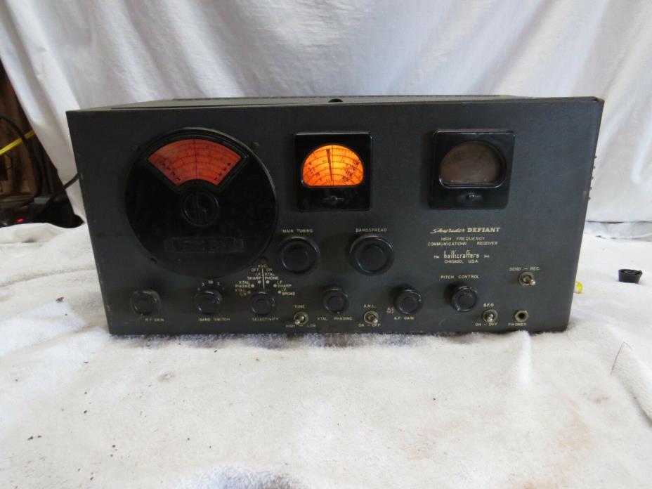 Hallicrafters SX-24 Skyrider Defiant Ham Radio Receiver