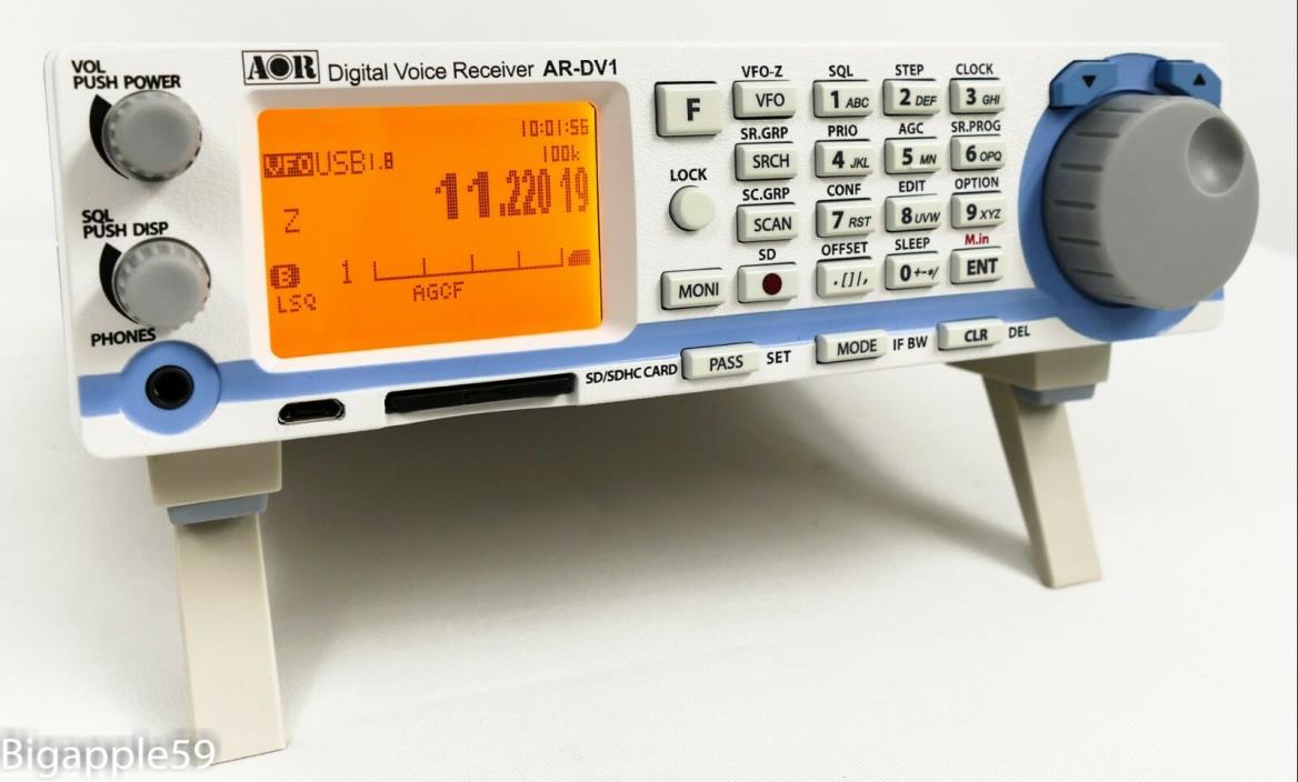 AOR AR-DV1 Analog / Digital 100 KHz - 1300 MHz Multi-Mode Radio Receiver Scanner