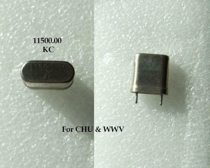 WWV & CHU Crystal for Drake 2A and 2B Receivers - 11.5 MHz
