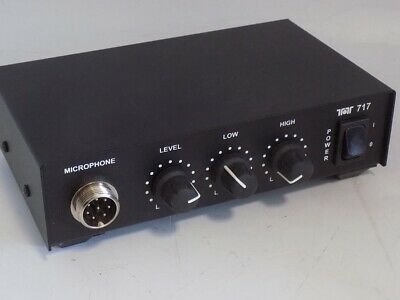 SCARCE TEN-TEC MODEL 717 MICROPHONE EQUALIZER / AUDIO INTERFACE MANUAL & CABLES