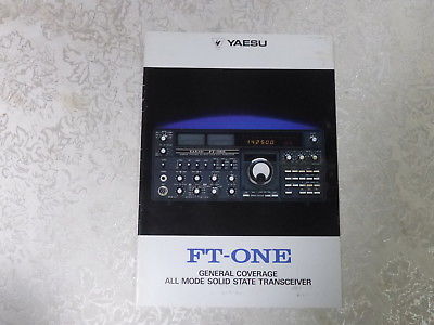 YAESU FT-ONE FT-1 TRANSCEIVER ADVERTISING FLYER 1982 ORIGINAL
