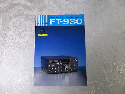 YAESU FT-980 TRANSCEIVER ADVERTISING FLYER 1983 ORIGINAL