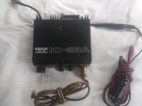 ICOM  IC 28A Radio FM Transceiver Ham Radio VHF ...untested...parts or repair...