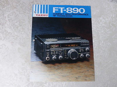 YAESU FT-890 TRANSCEIVER ADVERTISING FLYER 1992 ORIGINAL