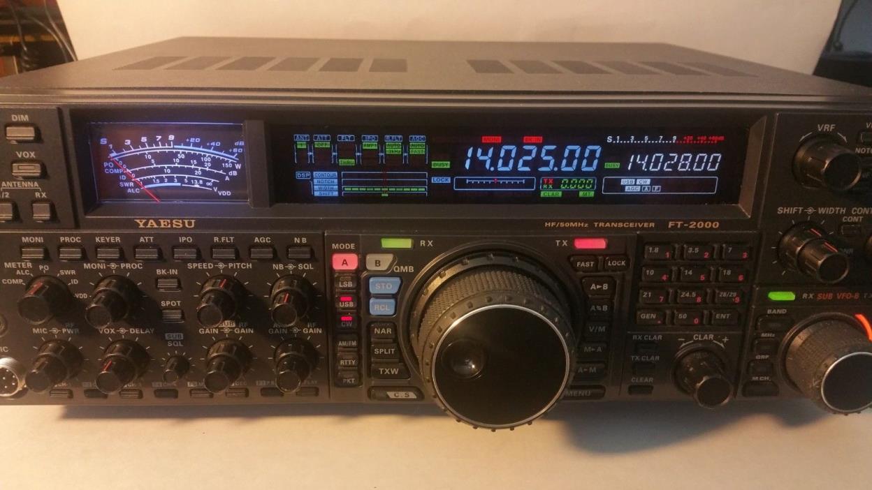 Yaesu FT-2000  HF/6 Transceiver Radio - Late S/N - Exc Condx !