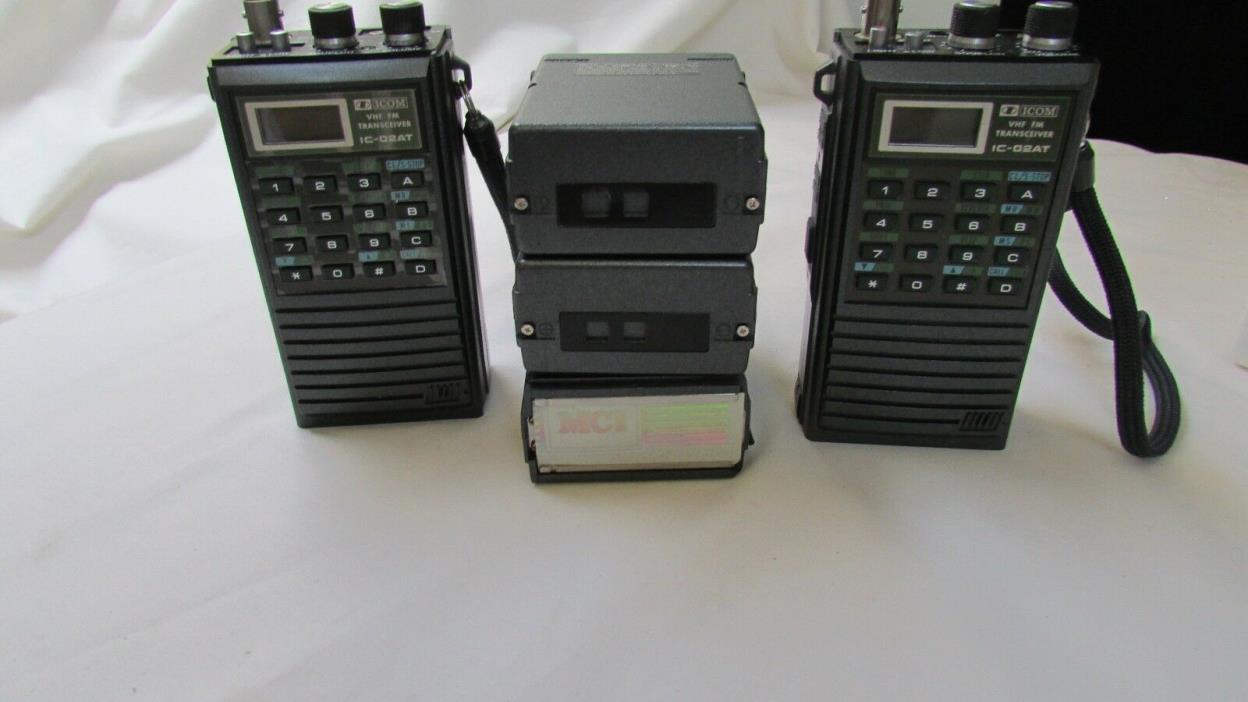 Icom VHF FM Ham Amateur 2 Transceivers and Accessories