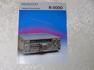 KENWOOD  R-5000 ADVERTISING FLYER COMMUNICATIONS RECEIVER 1986 ORIGINAL