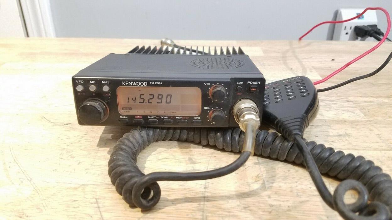 kenwoos TM-231A 2 meter VHF 144 Mhz Transceiver C MY OTHER HAM RADIO GEAR