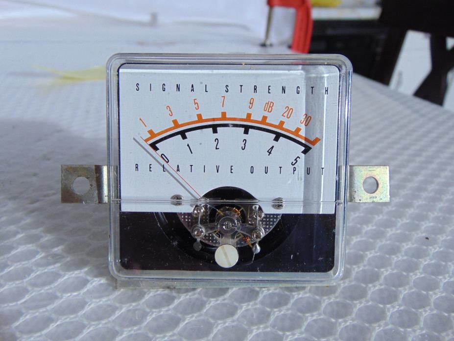 OEM Signal Strength Meter *PART ONLY* From/For a Johnson Messenger 250 CB BASE