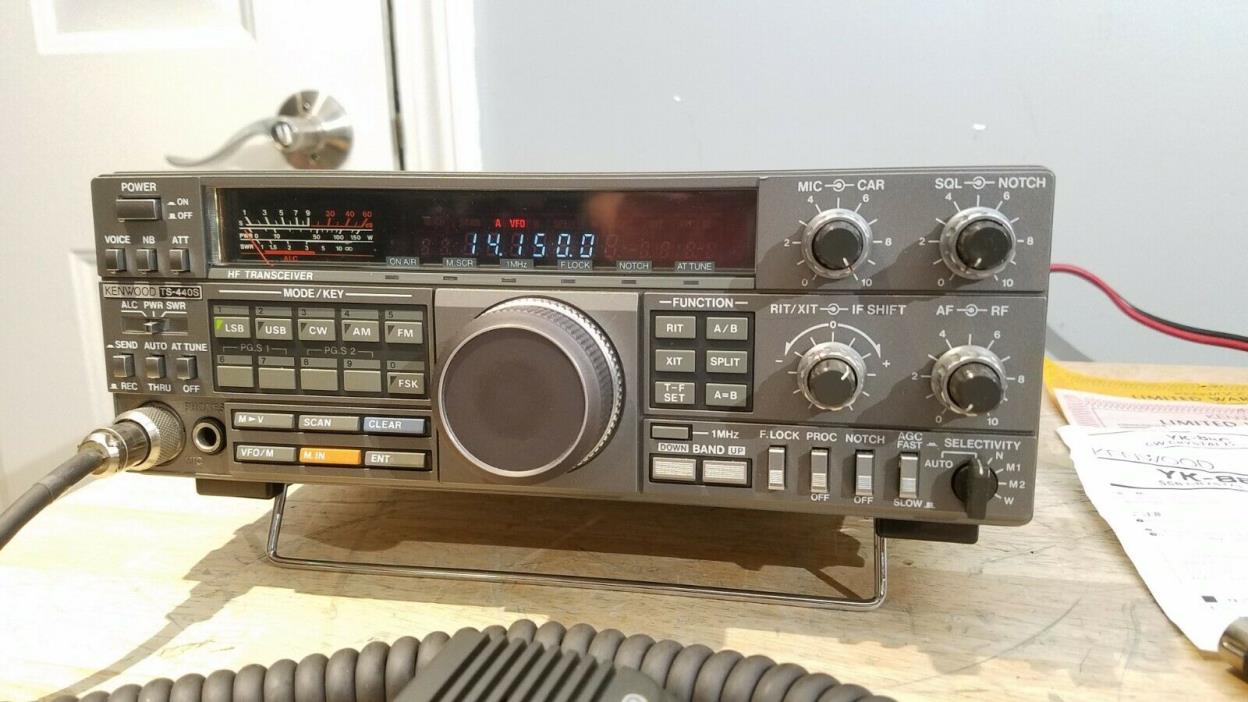 Kenwood TS-440S AT HF Amateur Transceiver PRISTINE Filters C MY OTHER HAM RADIO