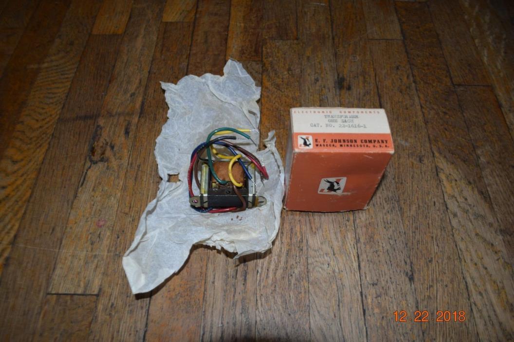 VINTAGE NOS E.F. JOHNSON VIKING  TRANSFORMER CAT. NO. 22-1616-1