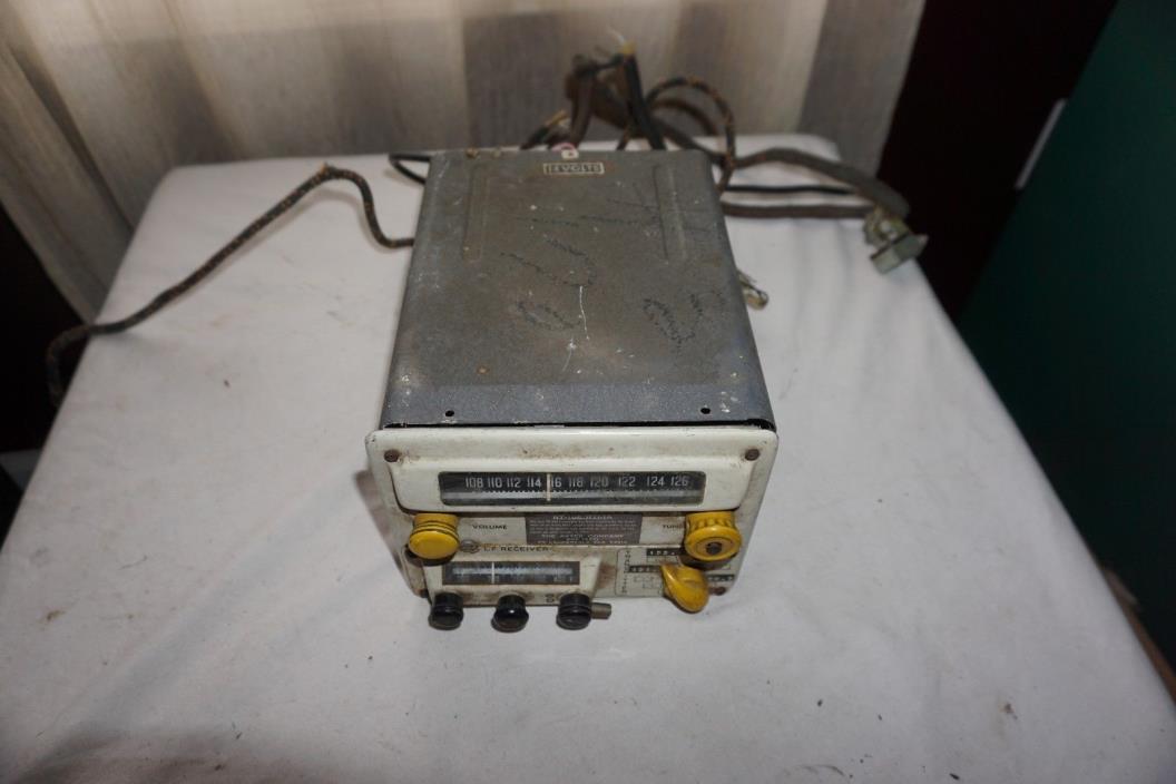 VINTAGE AVTEK AIRCRAFT VHF TRANSMITTER RECEIVER RT-10E/RT1-1A AIRPLANE