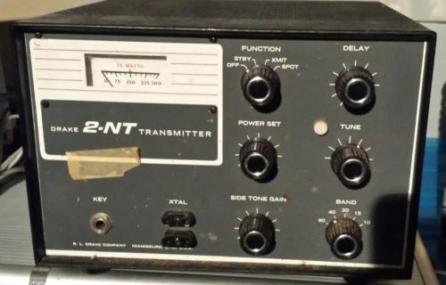 Drake Model 2-NT Transmitter  UNTESTED (parts or repair)