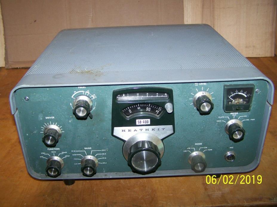 Vintage Heathkit SB400 Ham Radio Transmitter Untested