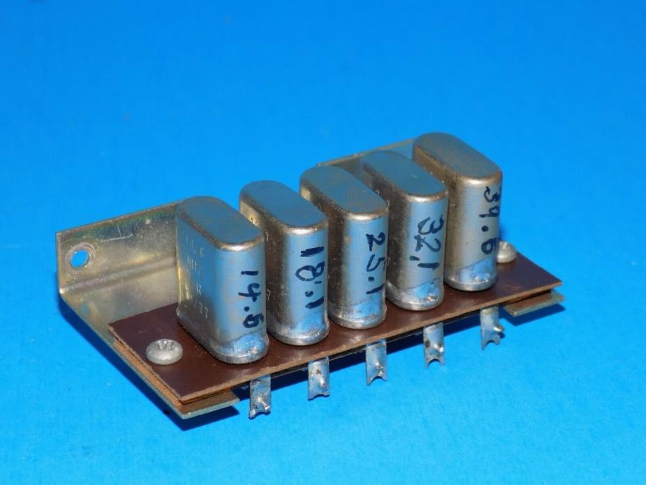 * DRAKE T-4XC TRANSMITTER LARGE FULL BANK OF CRYSTALS