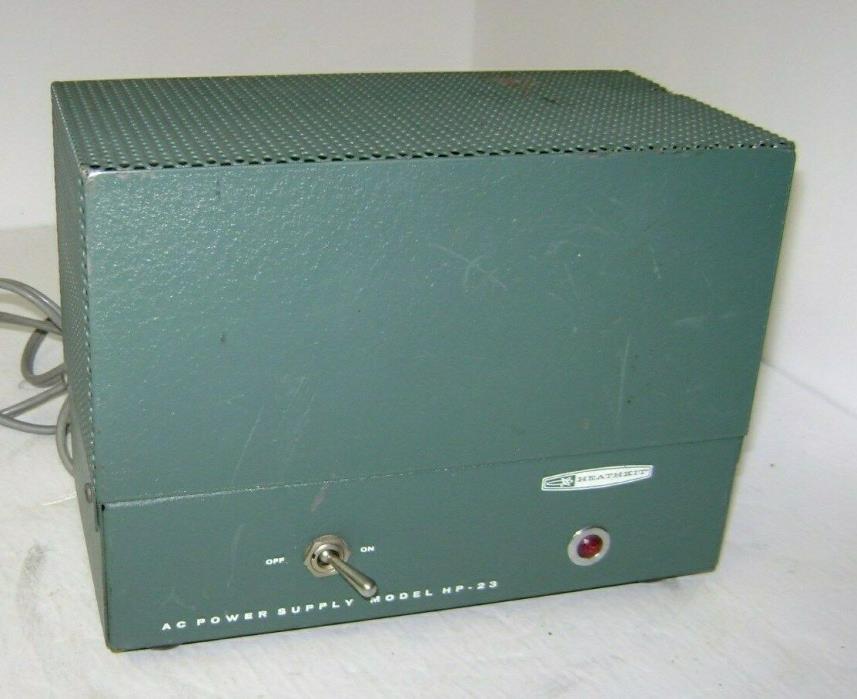 Heathkit HP 23 power supply with connect cable