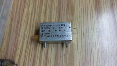 Bandpass filter 38,60 MHz Microsonic