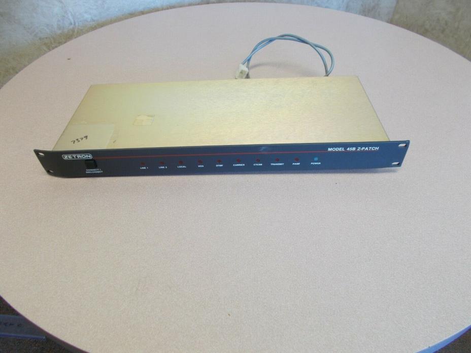 Zetron Model 45B Z Patch Telco Interface 2  Analog Lines + Local