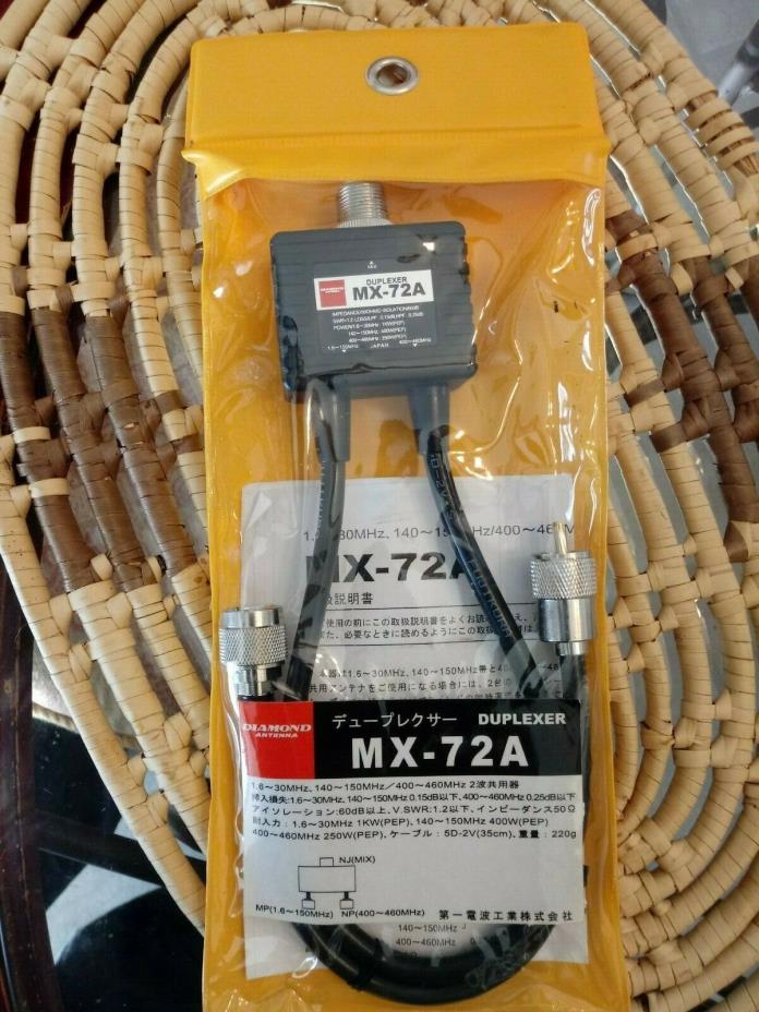 Diamond MX72A Duplexer 1.6-30MHz / 140-150MHZ / 400-460MHz