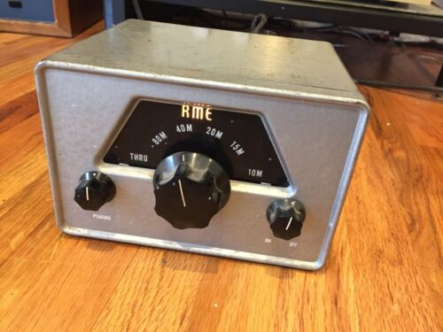 Vintage RME Radio Mfg. Engineers Tube Preselector for HAM Radio Receivers