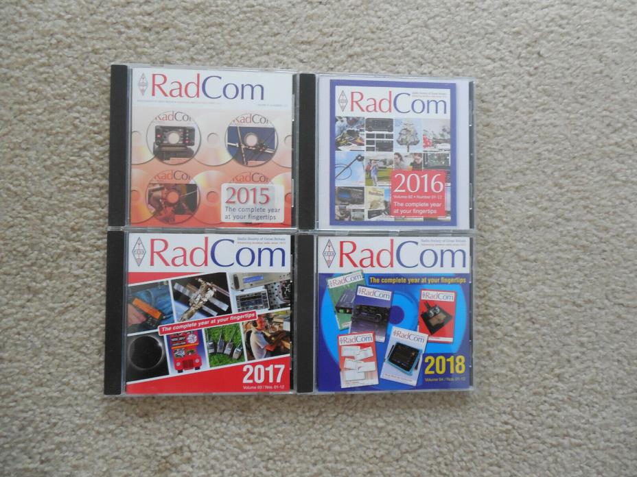 RSGB RadCom Archive CD's (2015-2018)