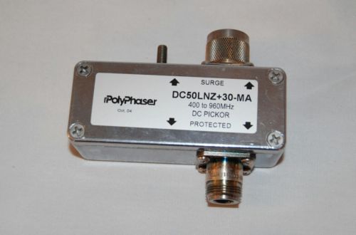 PolyPhaser DC50LNZ+30-MA 400 - 960 MHz Dc Pickor