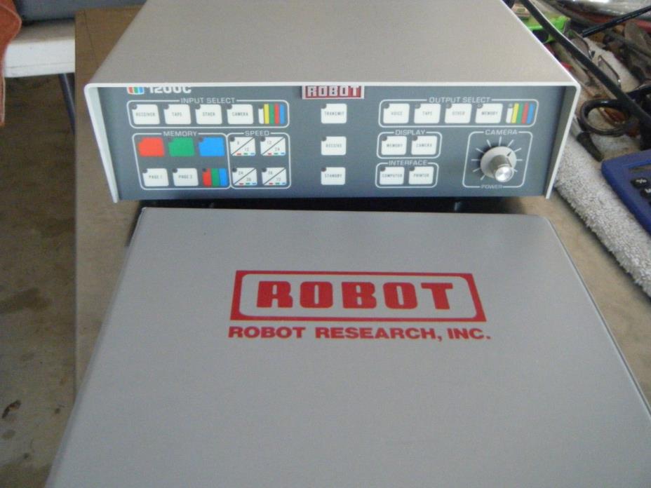 SSTV   Vintage Robot 1200C MINT scan Converter system with 3 Ring Binder manual