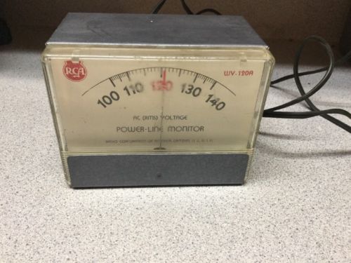 RCA Model WV-120A Power Line Monitor Meter for Ham Radio Operations