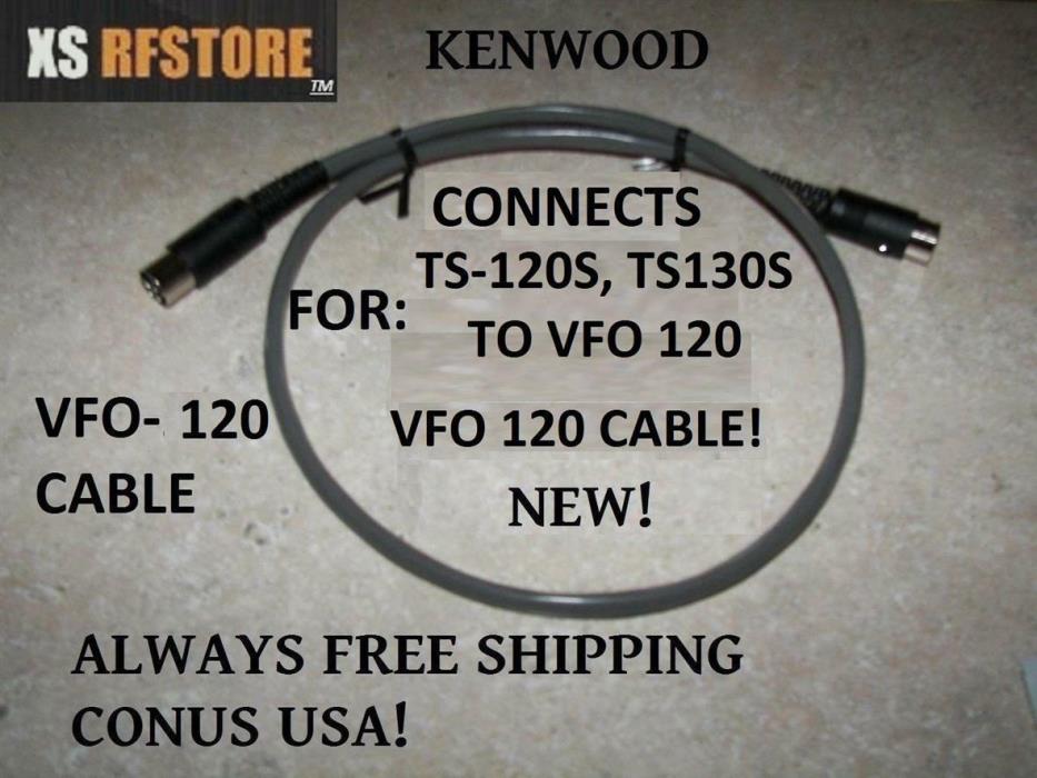 Kenwood VFO 120 CABLE (VFO 120 TO RADIO TS-120S OR TS-130S)