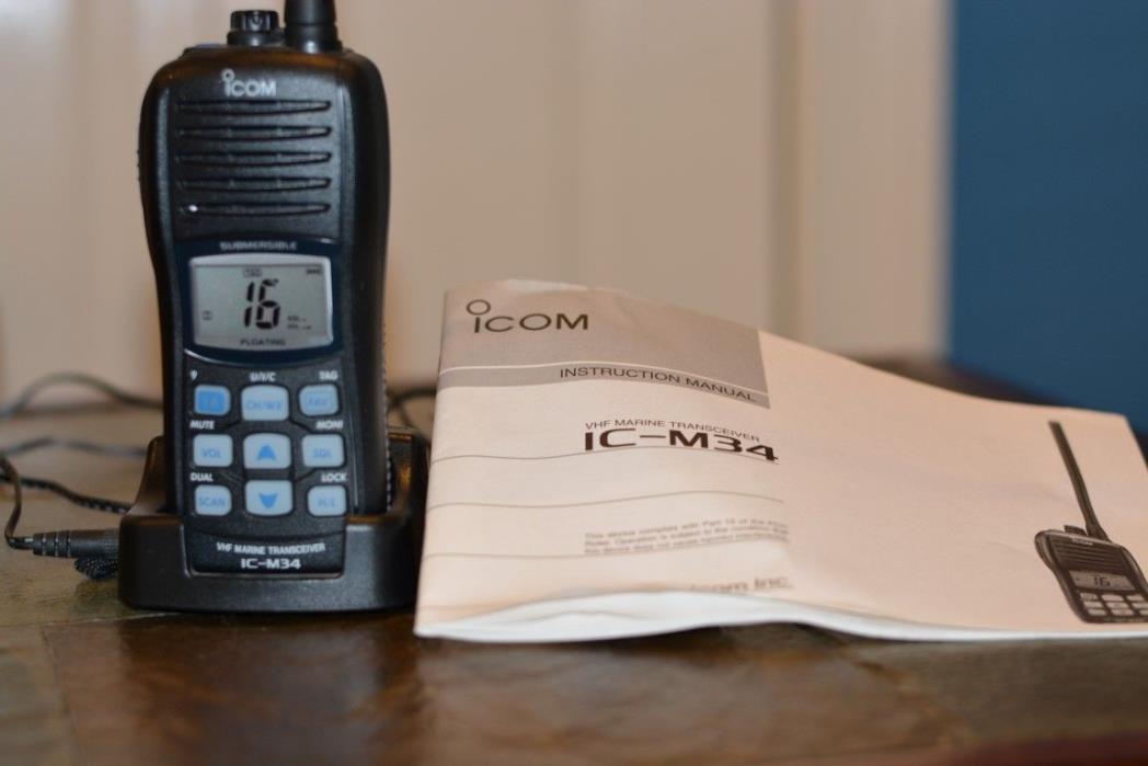 ICOM IC M34 Portable Marine VHF