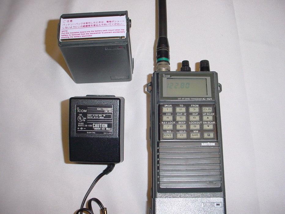 Icom IC-A21 Navicom handheld aviation radio