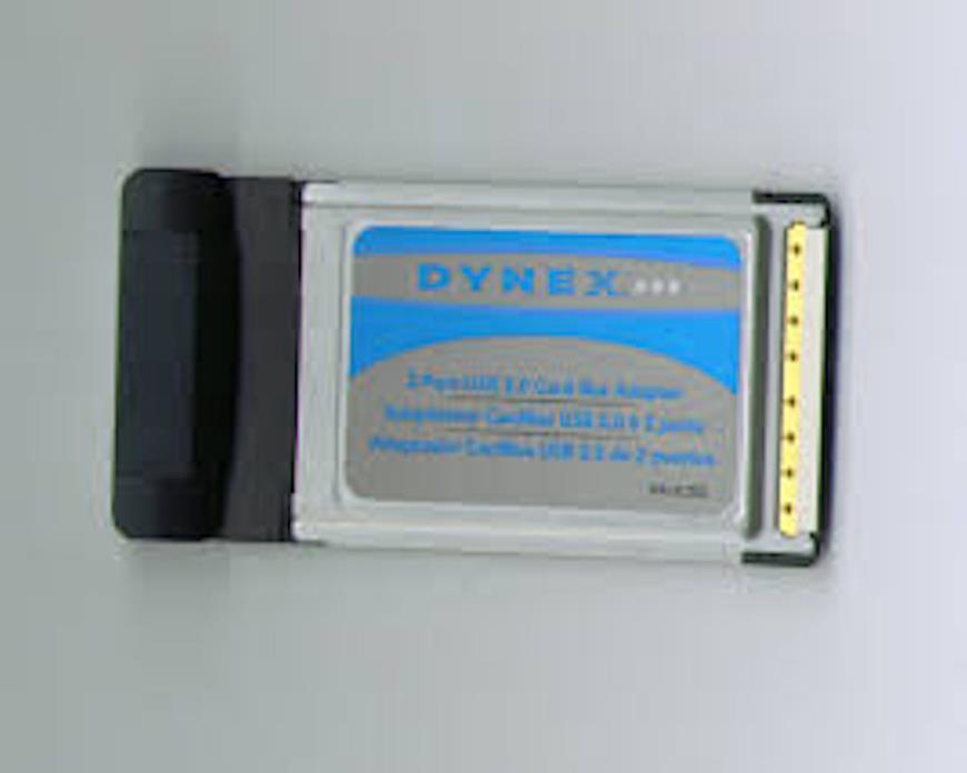 Dynex 2 Port USB 2.0 Card bus adapter