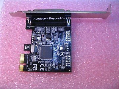 Single Parallel Port Adapter PCIe Card - NOS Qty 1