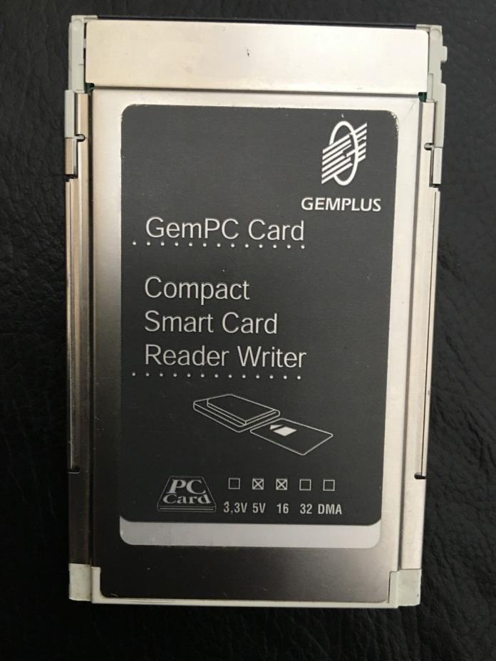 IBM Lenovo Gemplus GemPC N10984 Card SMART Card Reader/Writer  PC Card