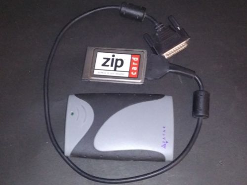 Iomega Zip PCMCIA To SCSI Adapter PC Card W/cable and external reader Ships fast
