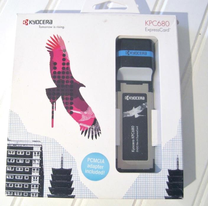 New Kyocera KPC680 ExpressCard CDMA 2000 Software CD Dual Band