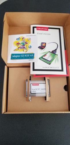 New Adaptec SlimSCSI 1460 PC Card SCSI APA-1460B Kit