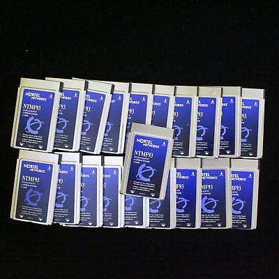 Lot of 19 NTMF93 Nortel Intelligent Coprocessor Cards (NOPC00003)