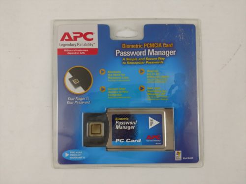 APC PCMCIA Card Password Manager BioCB40R Brand New Sealed Free Ship