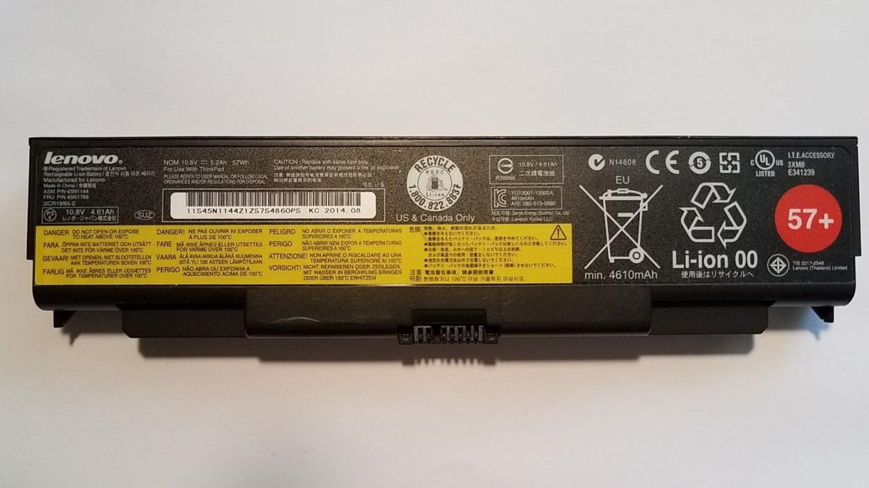 LENOVO T540P OEM BATTERY | 45N1144 | Tested & Working !