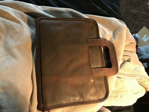 12 In Macbook Genuine Leather Case Porforlio Vintage  Easy Access  Hidden Handle